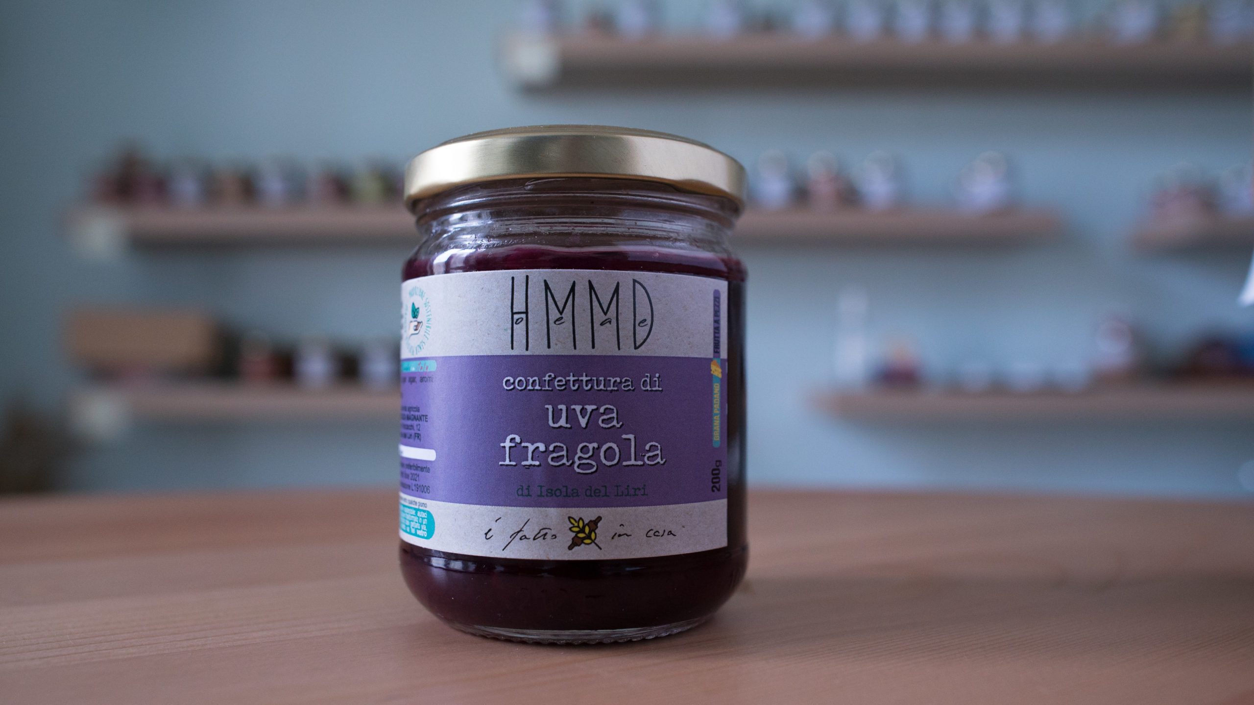 Confettura di uva fragola