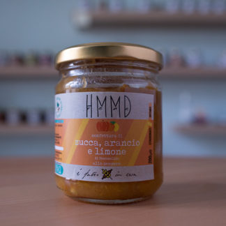 Confettura di zucca, arancio e limone allo zenzero