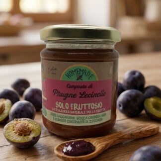 Composta di Prugne lecinelle (con solo fruttosio)