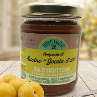 Composta di Susine "Goccia d'oro" (con solo fruttosio)